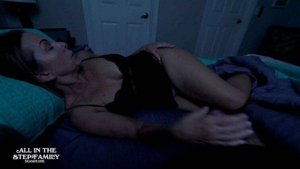 Stepson Fucks Stepmom Hard After Thunder Scare - Big Booty MILF Takes His BWC - xxxfiles.com on freevids.org