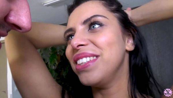 Russian Teen Kira Queen Takes a Full Facial and Hard Fuck - Blowjob & POV - veryfreeporn.com - Russia on freevids.org