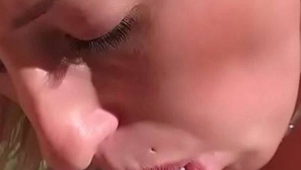 Hot German Teen Leonie Pur Swallows Cum in Backyard Quickie with Friends - porntry.com - Germany on freevids.org