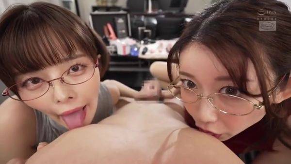 Cjod-463 Two Sexy Girls With Sexy Voices Whispering Into Your Ears To Help You Masturbate. Sumire Kurokawa And Luna Tsukino - videomanysex.com - Japan on freevids.org