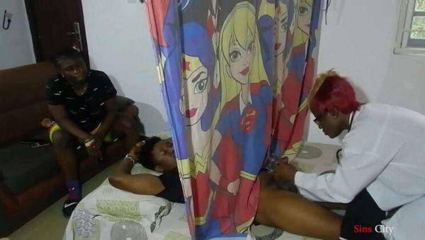 Hot Ebony Doctor Sucks and Fucks Patient Hard in Front of His Wife - Kingrodrigo & African Gift - veryfreeporn.com on freevids.org