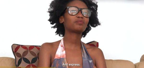 Big Tits Nubian Teen Giving Porducer Sloppy Deepthroat At Amateur Casting! - inxxx.com on freevids.org