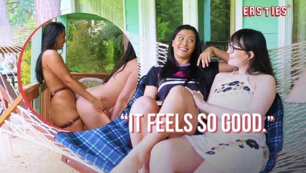 Hot German Lesbian Strapon Sex - Jin & Zoey's First Date Turns Wild - porntry.com - Germany on freevids.org