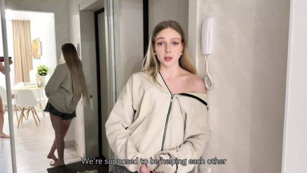 Hot Blonde Stepsister Arisha Mills Fucked Hard in Every Corner - POV Teen Sex - xxxfiles.com - Russia on freevids.org