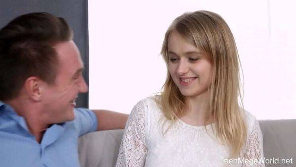 Blonde Teen Light Fairy Takes Huge Load in Hardcore Anal Facial - porntry.com on freevids.org