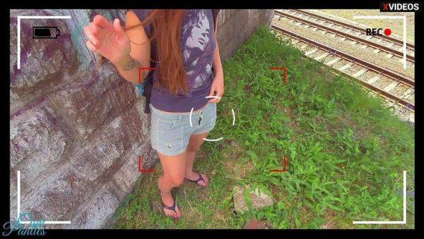 Real Panties MILF Begs Don't Stop & Takes Cum Inside in Public - xxxfiles.com on freevids.org