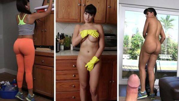 Hot Latina Maid Mercedes Carrera Fucks Hard with Big Cock - BangBros - xxxfiles.com on freevids.org