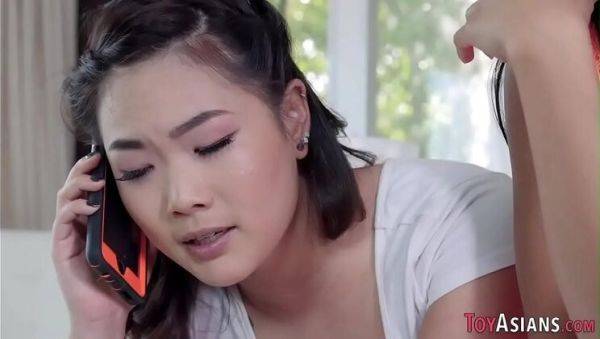 Petite Asian teen Ember Snow threesome fuck with Lea Hart - xxxfiles.com on freevids.org