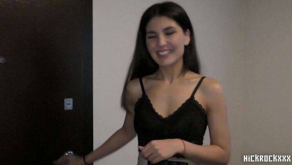 Hot Uzbek-Tajik Neighbor Azumi Liu Gives Blowjob in Skirt & Stockings - veryfreeporn.com on freevids.org