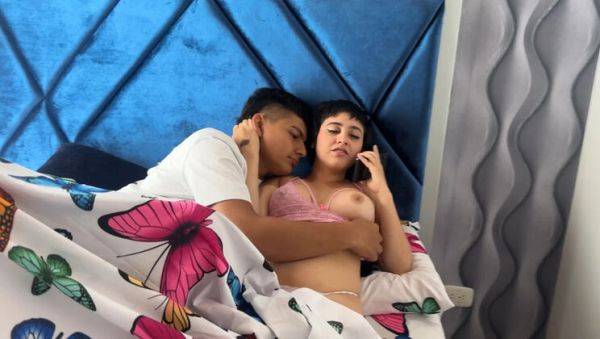 Horny Stepsister Moans on Call While I Pound Her Tight Ass - Manuela Alvarez - veryfreeporn.com - Venezuela - India on freevids.org