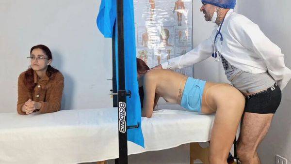Stepmom Takes Teen to Gyno Exam - Redhead Squirting in Hospital Fetish - xxxfiles.com - Brazil on freevids.org