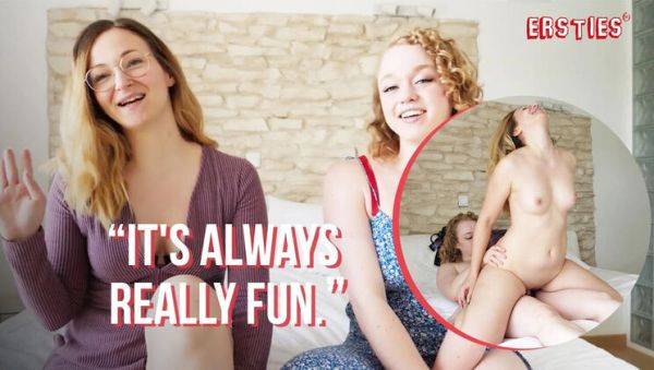 Curvy Redhead Sarah C Fucks Nikita Hard with Strap On - Lesbian POV Sex - xxxfiles.com - Germany on freevids.org