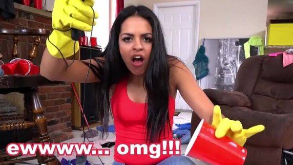 Hot Latina Maid Vienna Black Sucks and Fucks in POV Sex - BangBros - xxxfiles.com on freevids.org