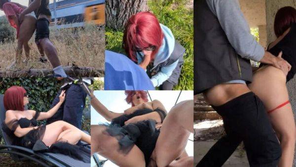 Hot Italian MILF Gets Fucked by Stranger in Public - Risky Outdoor Sex - xxxfiles.com - Italy on freevids.org