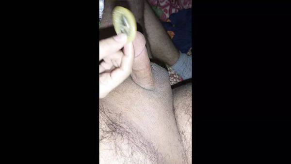 Desi Couple Fucking with Condom - Creampie & Cumshot Close-Up - porntry.com - Pakistan on freevids.org