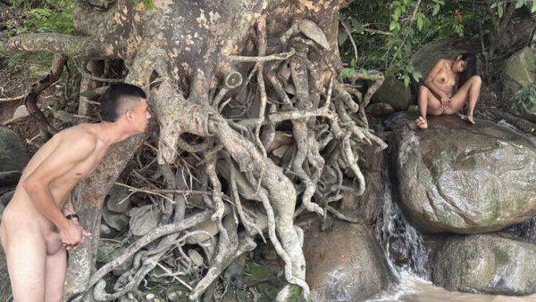 Hot Indian Teen Angela Fox Masturbates on Rock - Seduced for Rough Anal Sex - veryfreeporn.com - India - Japan - Colombia on freevids.org