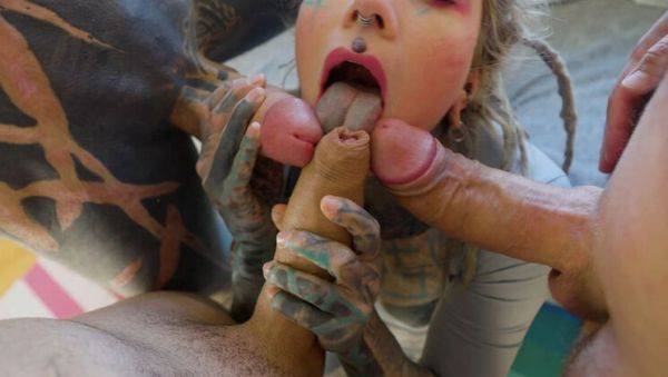 Anuskatzz Takes 3 Huge Cocks in Wild Anal Gangbang - Total Destruction Part 1 - xxxfiles.com on freevids.org