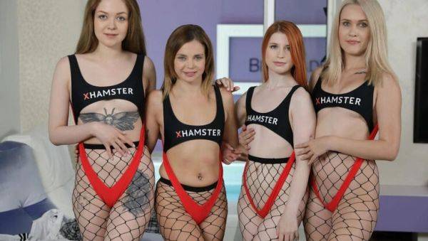 Hot Teens Una Fairy, Eva Barbie, Bella Grey & Aliska Dark Fuck Big Cock in Wild Pool Orgy - xxxfiles.com on freevids.org