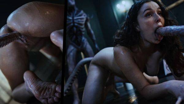 Nerdy Leana Lovings Summons Sex Demon For Hardcore Monster Fuck - Creampie & Unbirth - veryfreeporn.com on freevids.org