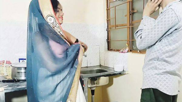 Hot Indian Aunty Vija Romantic Kitchen Sex - Full HD Homemade XXX Video - xxxfiles.com - India on freevids.org