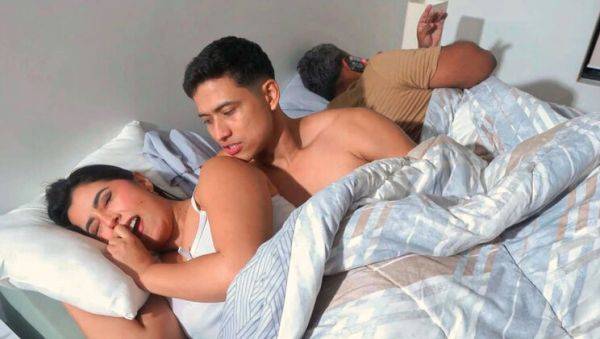 Hot Colombian MILF Angel Cruz Fucks Her StepSon Hard - Big Tits, Blowjob & Cum in Mouth - veryfreeporn.com - Colombia on freevids.org