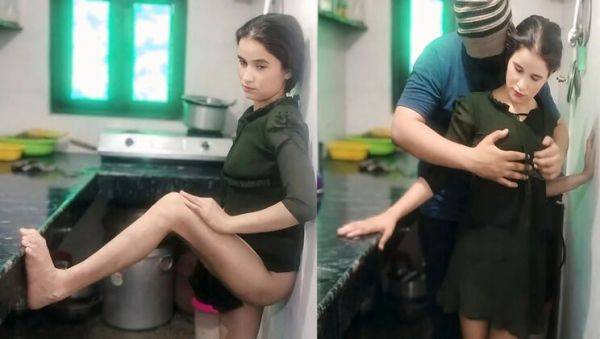 Desi Step Sister Fucked Hard by Step Brother in Kitchen - Rough Sex - porntry.com - India on freevids.org