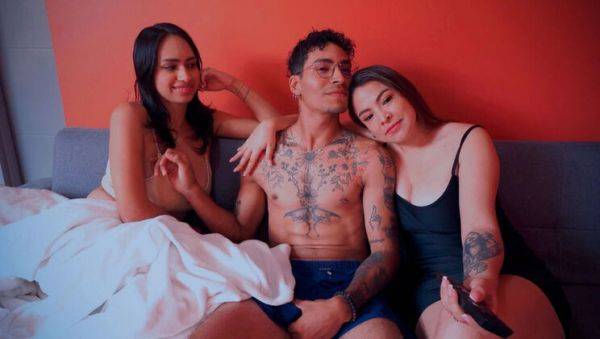 Hot Threesome Action! My GF's Friend Joins Us After Catching Us Fucking - Latina MILF & Busty Colombian - xxxfiles.com - Colombia on freevids.org