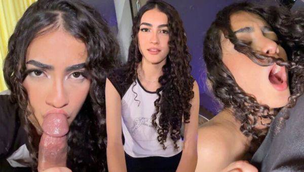 18yo Latina Teen Records Her First Sex Tape - Nervous Amateur Blowjob & Doggy Style - porntry.com - Chile - Colombia on freevids.org