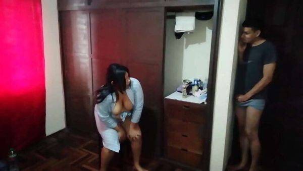 Step Sister Caught Masturbating - Hardcore Anal & Deepthroat Fuck with Big Tits Latina - porntry.com on freevids.org