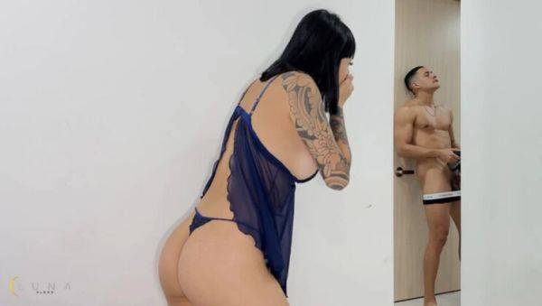 Stepbrother Catches Stepsister Luna Vitaler Masturbating & Fucks Her Rough - xxxfiles.com - Colombia on freevids.org