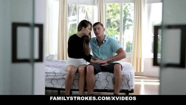 Hot Stepsis Sofie Reyez Sucks Deep While Stepdad's Away - FamilyStrokes - xxxfiles.com on freevids.org