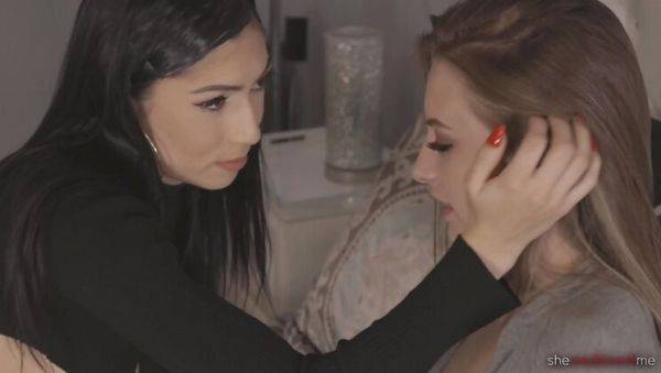 Hot Lesbian Roommates Judy Jolie & Kyler Quinn - Seduction, Pussy Eating & Ass Licking - porntry.com on freevids.org