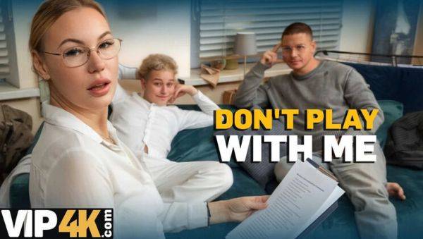 Blonde MILF Teacher Fucks 2 Students in Hot Threesome - Anal & Stockings - veryfreeporn.com on freevids.org