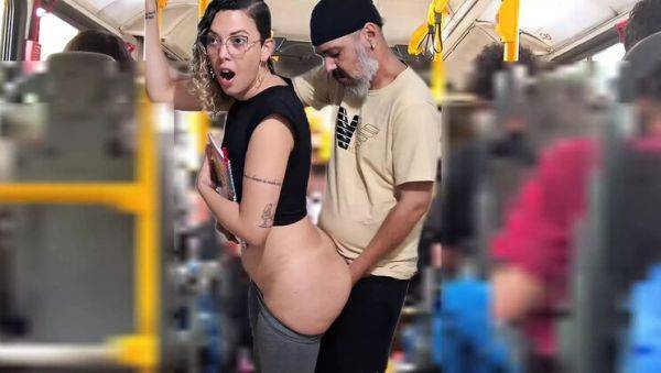 Naughty Student Gabi Sweet Takes Surprise Cumshot on Bus - Public Sex & Humiliation - xxxfiles.com on freevids.org