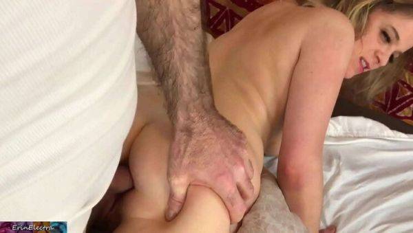 Blonde Slut Erin Electra Gets Surprise Anal Creampie While Paying Rent - veryfreeporn.com on freevids.org