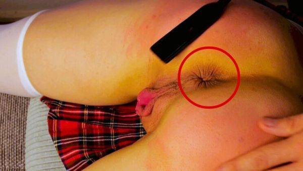 Naughty Schoolgirl Mia Gets Painful Pussy Spanking - Big Lips & Tight Hole Punished Hard - porntry.com - Germany on freevids.org