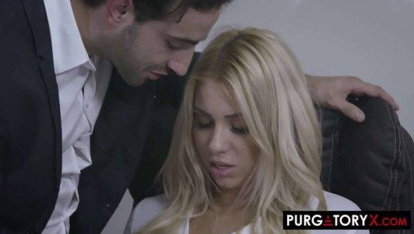 Boss Fucks Secretary Chanel Grey Rough - Anal, Blowjob & Doggystyle - PurgatoryX - veryfreeporn.com on freevids.org