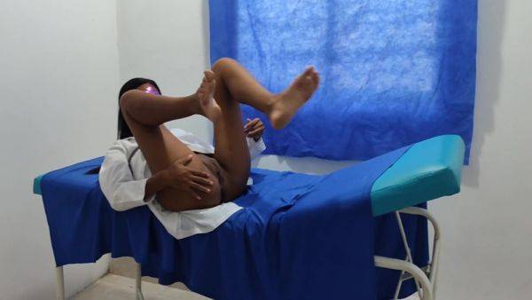 Nurse Real In Real Nurse Porn!! Indian Woman Touches Herself Sensually Before Receiving The Patient - desi-porntube.com - India on freevids.org