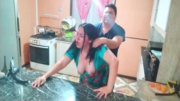 When You Have A Wife Who Loves Sex, You Fuck Her Everywhere. Sex In The Kitchen With Valentine S Day - desi-porntube.com - India on freevids.org