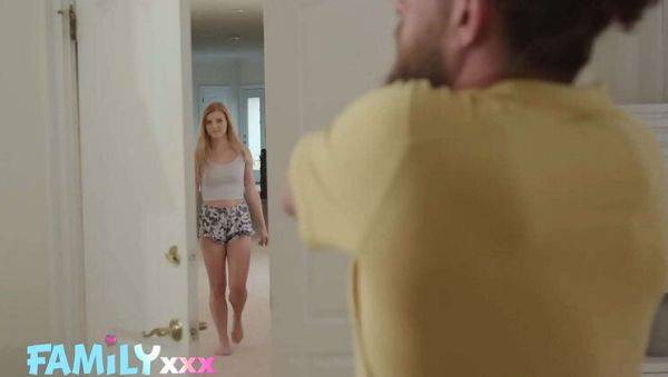 Blonde Teen Harlow West Fucks Stepdad's Big Cock - Deep Throat & Cum on Pussy - xxxfiles.com on freevids.org