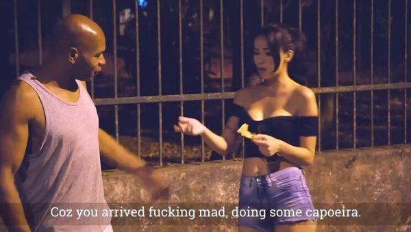 Young Brazilian teen Angel gets rough fucked by big black cock for cash - Amateur Latina reality sex - veryfreeporn.com - Brazil on freevids.org