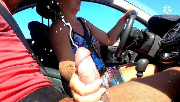 Stranger Flashes Huge Cock in My Car & Cums Everywhere - Amateur Public Sex - porntry.com on freevids.org