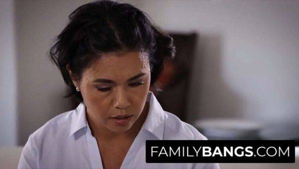 Busty MILF Dana Vespoli Fucks Stepson Juan El Caballo Loco in Taboo Family Bang - porntry.com on freevids.org