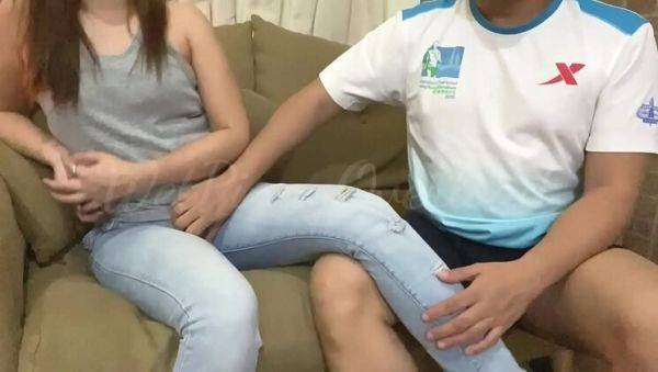 Filipina Stepdaughter Anal Creampie by Stepdad on Couch - Pinay Sex Scandal - porntry.com on freevids.org