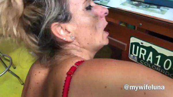 Luna Green Gives Her Big Ass to Markus Green for Anal Fix - Hot MILF Wife Takes Big Cock - porntry.com on freevids.org