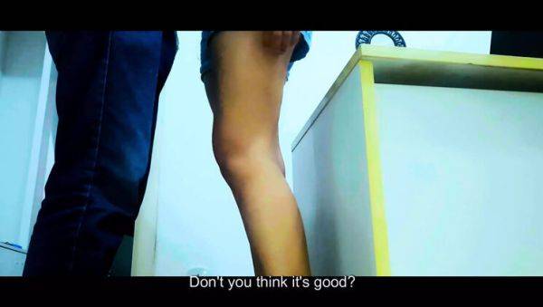 Boss Fucks His Hot Secretary in the Office - Big Ass MILF Takes Cum in Mouth - porntry.com on freevids.org