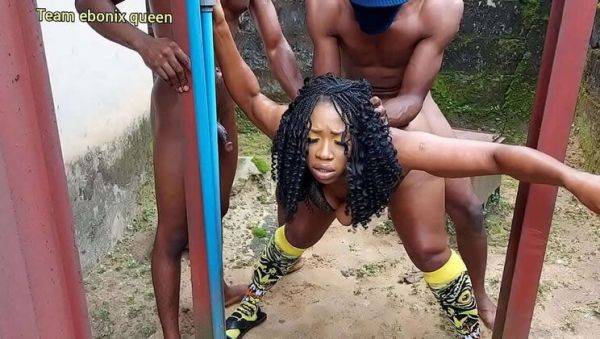 Big Ass Step Mom Gets Double BBC Behind The House - Outdoor Doggystyle Fuck - porntry.com on freevids.org