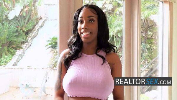 Busty Ebony StepSis Shakes Her Big Tits & Gets Creampied - Jaymee Green, Cupids Eden - veryfreeporn.com on freevids.org