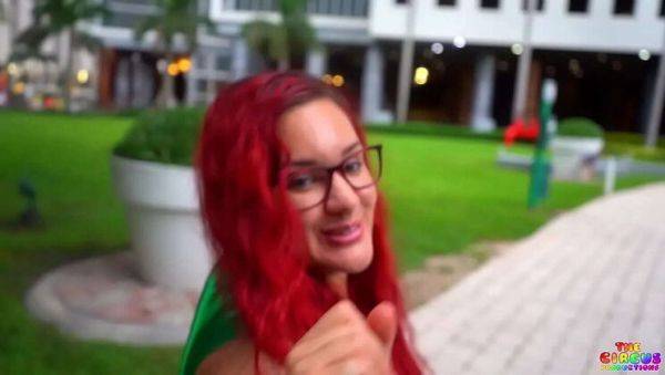 Best Friends Threesome with Latina & Redhead After Halloween Party - Santana Red, Mandi May, Gibby The Clown - xxxfiles.com on freevids.org