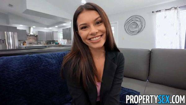 Sexy Latina Real Estate Agent Fucks Boss Hard at Open House - Reyna DeLaCruz - porntry.com on freevids.org